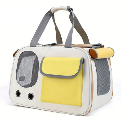 sac-de-transport-chat-jaune