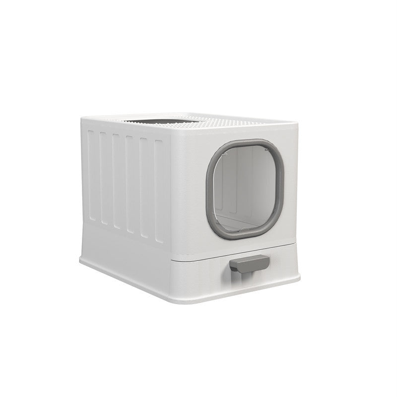 Closed Plastic Litter Box