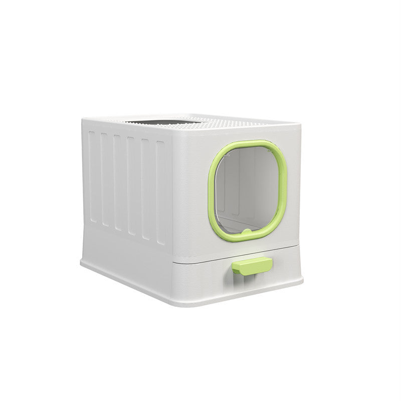 Closed Plastic Litter Box