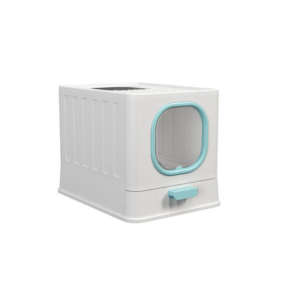 Closed Plastic Litter Box