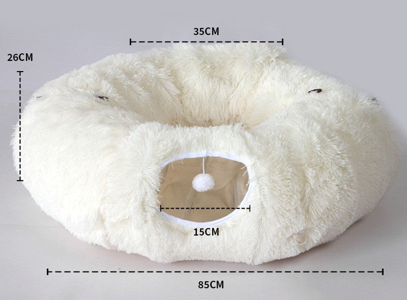 tunnel-pour-chat-luxplay-blanche-dim