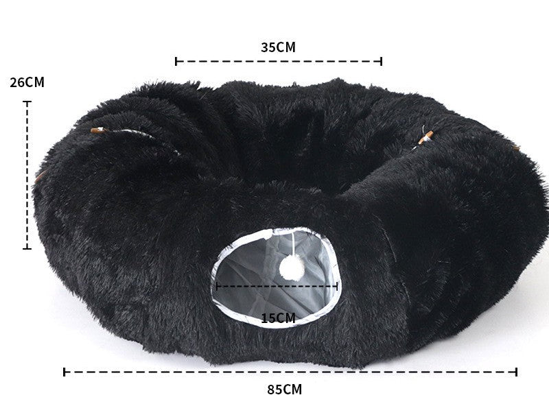 tunnel-pour-chat-luxplay-noir-dim