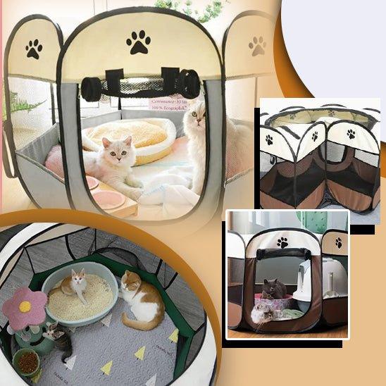 Tente pliable™ Enclos pour chats - Ronron-Toudou